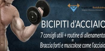 allenamento bicipiti