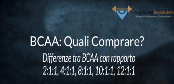 differenza bcaa rapporto