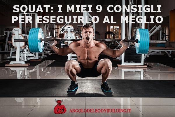 Esecuzione dello squat