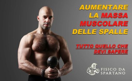 allenamento per la massa muscolare delle spalle